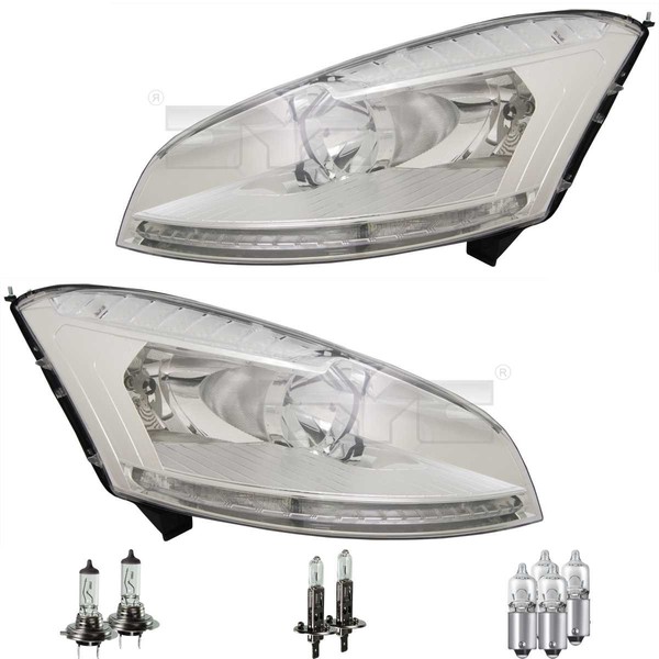 Scheinwerfer Set Klar H1/H7 FüR CitroëN C4 Picasso I Ud_ Ua_ Inkl. Osram Lampen-image