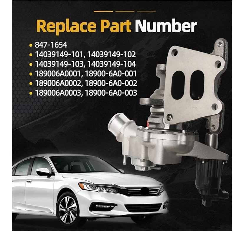 Turbocompresor con actuador 2018-2022 Honda Accord 847-1654, 14039149-101, Foto 3 de 3