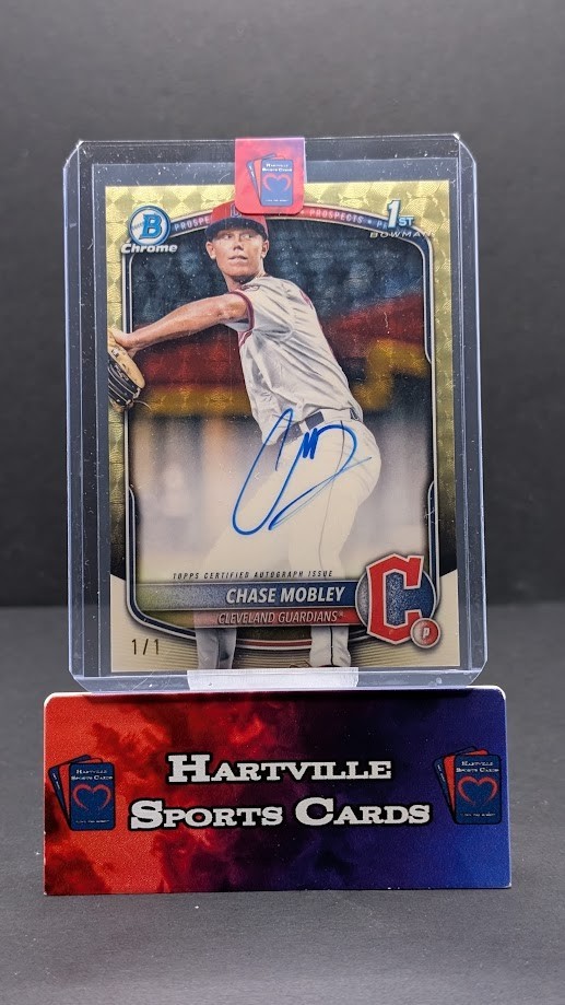 2025 Bowman Chrome - Chase Mobley Superfractor Auto 1/1 #CPA-CMY Guardians