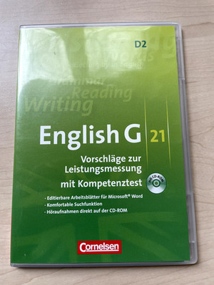 English G21 D2 CD-ROM Vorschläge zur Leistungsmessung