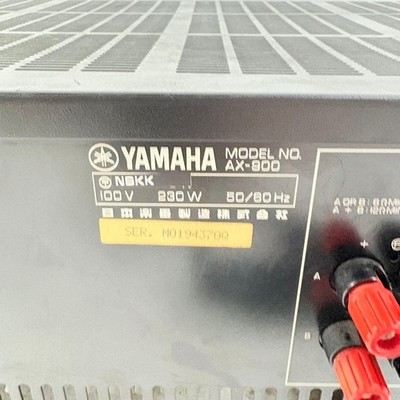 YAMAHA AX-900 Stereo Integrated Amplifier Tested and Cleaned From