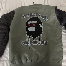 BAPE A Bathing Ape Bomber Jacket