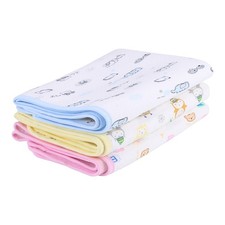 Waterproof Baby Cotton Urine Mat Diaper Nappy Bedding Changing Cover Pad Blue