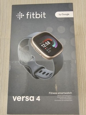 New Fitbit Versa 4 Fitness & Activity Tracker Smartwatch - Waterfall  Blue