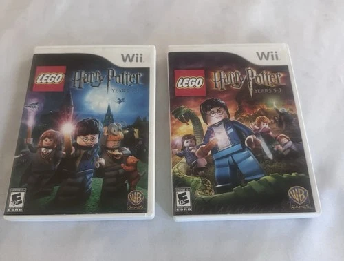 LEGO Harry Potter: Years 1-4 and 5-7 set of 2 - Nintendo Wii w/Manual Complete
