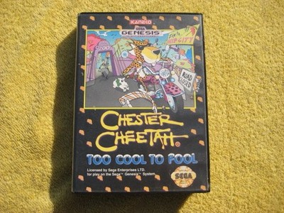 Chester Cheetah: Too Cool to Fool (Sega Genesis, 1992) CIB Complete in Box