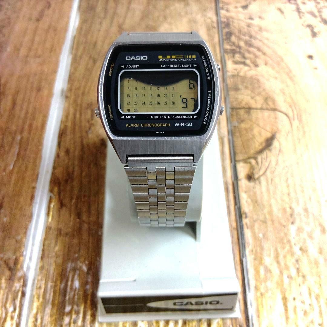 【激レア】カシオ Casio UC-50W　ユニバーサルカレンダー　稼働品 激レア】カシオ Casio UC-50W ユニバーサルカレンダー 稼働品