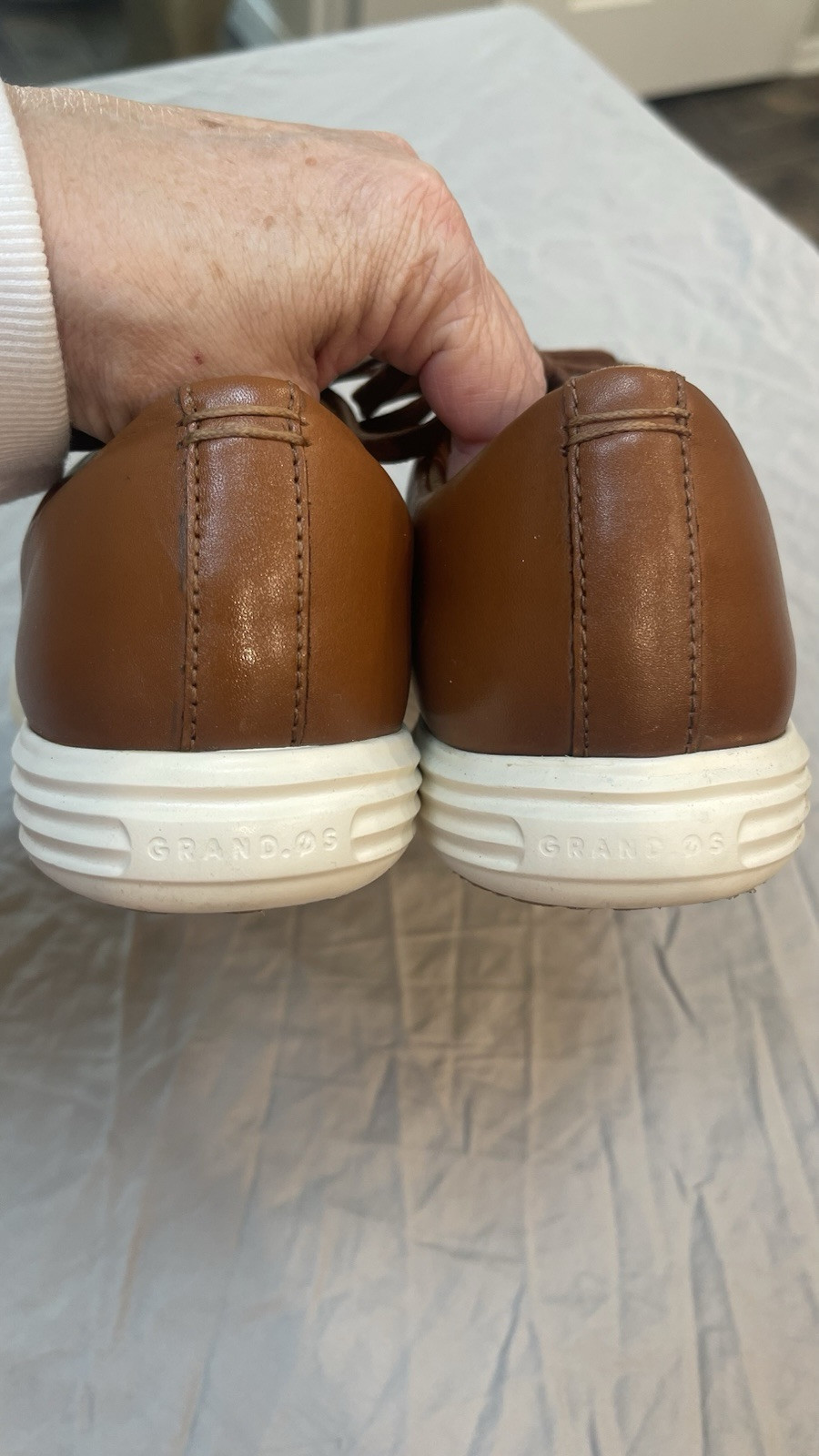 SAOLA Scarpe Oxford Cole Haan Grand OS da uomo 9 5 in pelle marrone