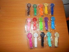Damenuhr Silikonarmband Mädchenuhr Kinderuhr Gummi Armbanduhr 