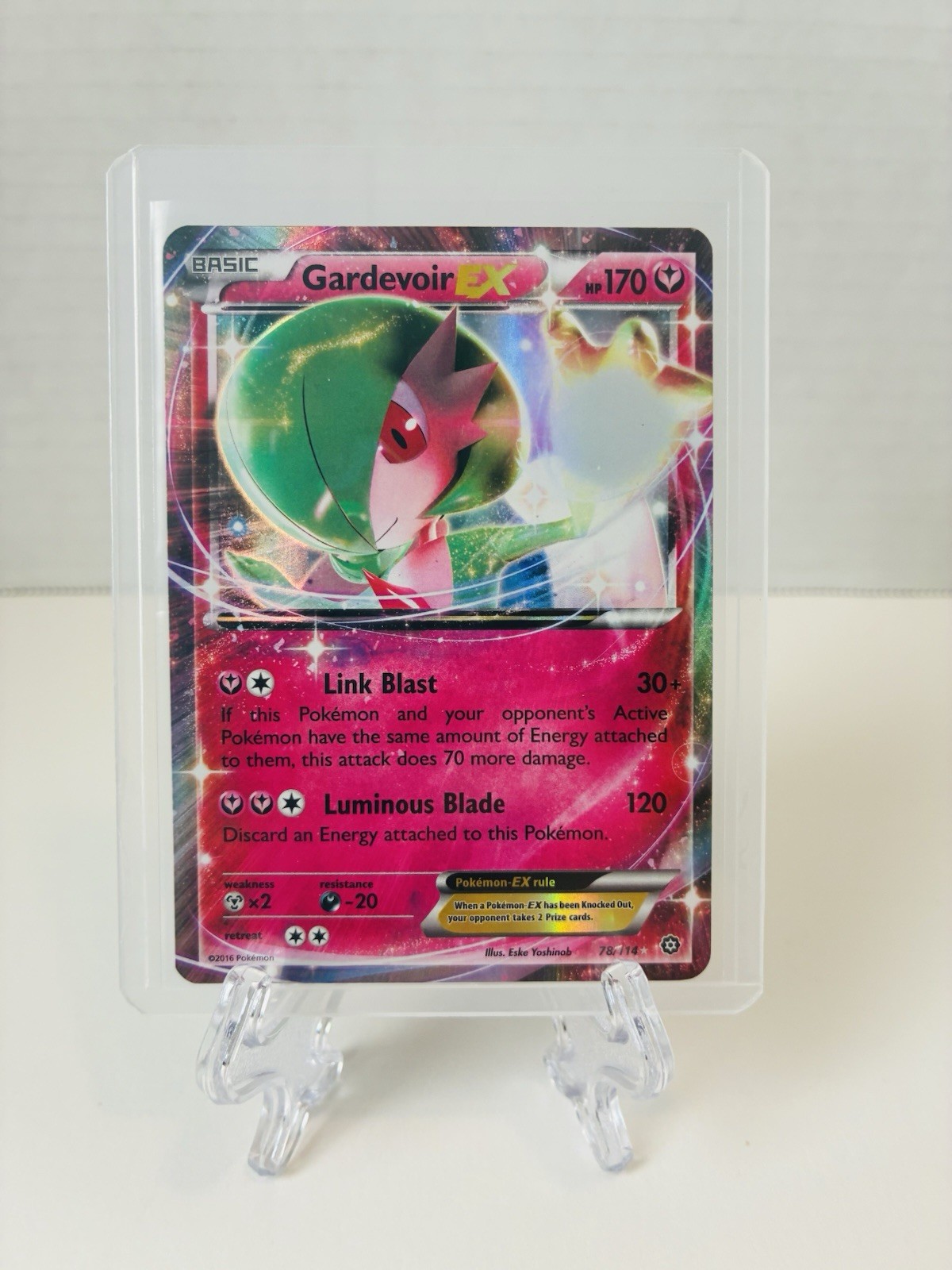 Pokemon Gardevoir EX 78/114 (Ultra Rare) - Lightly Played