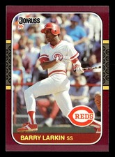 1987 DONRUSS OPENING DAY #191 BARRY LARKIN RC REDS