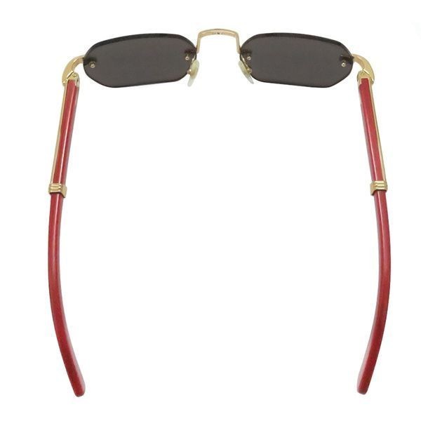 Rare Cartier Premiere de Cartier CT0362S Wood Sunglasses Trinity