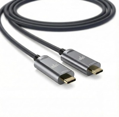 Fiber Optic USB C Cable 50ft,10Gbps Active Optical USB-C Cable with EMI Shield