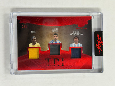 2026 SPECTACULAR PELE LIONEL MESSI DIEGO MARADONA TRIPLE PATCH #2/2
