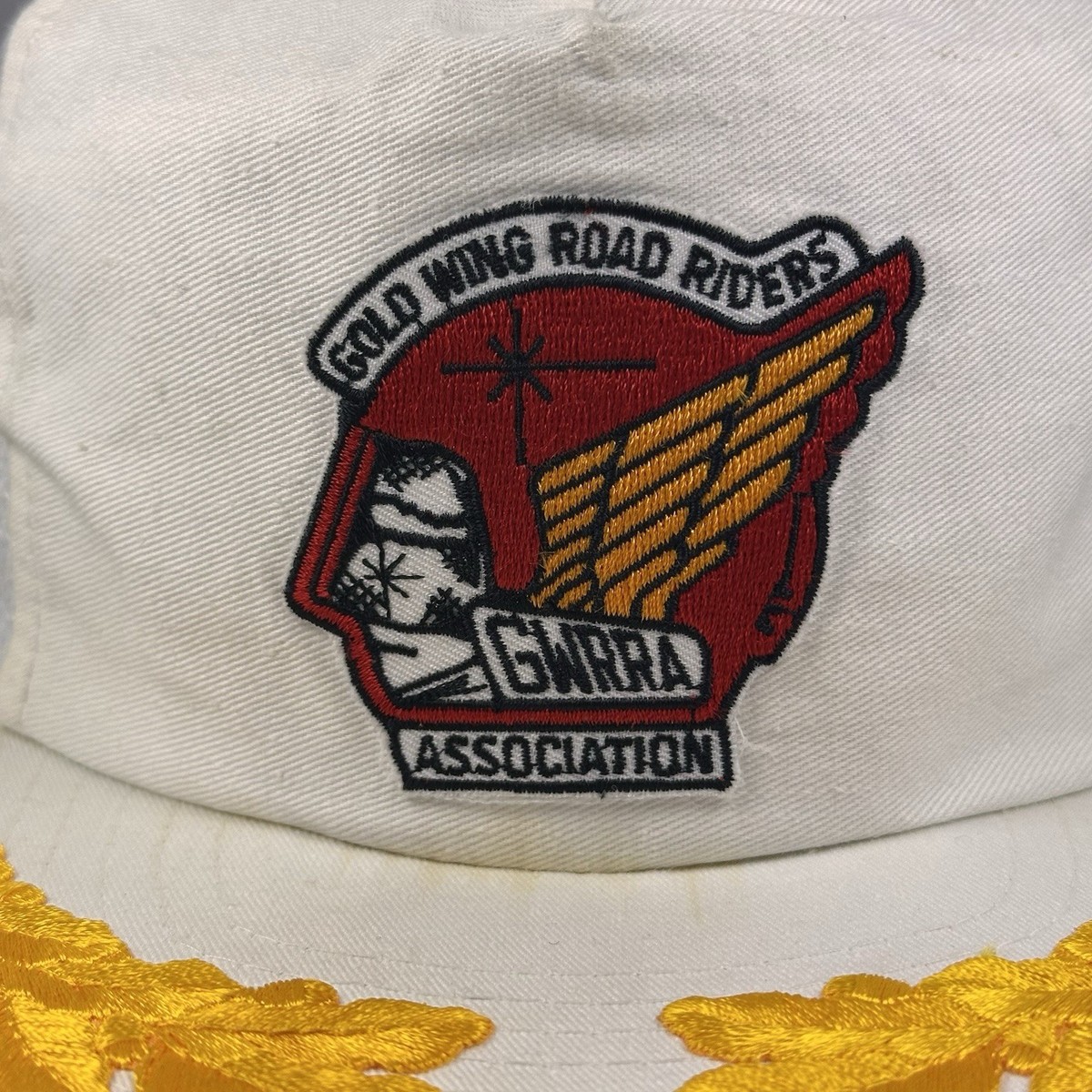 Vintage Gold Wing Road Riders Association Hat GWRRA Honda