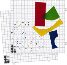 Stained Glass Cutting Mat  Shard Catcher, 11.5 X 11.5, 2 Pack