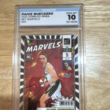 Panini Donruss WNBA Net Marvels Paige Bueckers #23 Rookie Diamond 10