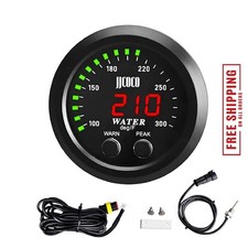 Universal 52mm Water Temperature Gauge with Alarm and 1/8 Npt Sensor Car Digi...