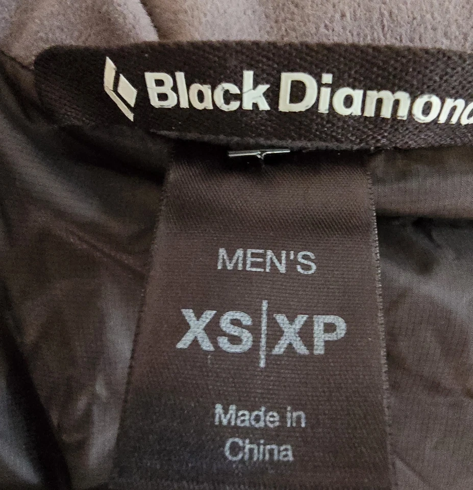 Black Diamond Jacket Windstopper Men Sz XS/XP Black Hiking Climb Hoody Outdoor - Image 3 of 4