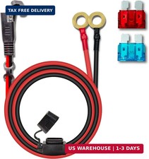 16AWG 2FT Charger Cable, SAE to O Ring Terminal Quick Disconnect Harness, 2 Pin