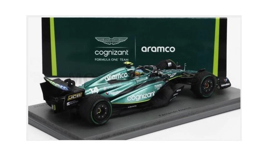 SPARK-MODEL S8924 ASTON MARTIN - F1 AMR23 TEAM ARAMCO COGNIZANT N 14 2nd DUTCH G - Immagine 2 di 2