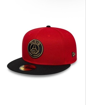 PSG x New Era 59FIFTY Luna New Year Red Fitted Hat Size 7 1/4 Rare
