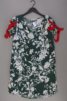   MaxCo. Kurzarmkleid Regular Kleid für Damen Gr. 38, M mit Blumenmuster grün  