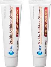 (2 Pack) First Aid Antibiotic Ointment 1oz Infection Protection And Wound Care