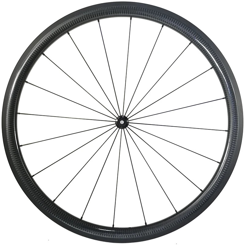 Set ruote bici da strada 700C in carbonio foto 6