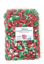 Strawberry Filled, Wrapped Hard Candy - 4 lbs. ~ YANKEETRADERS® ~ FREE SHIPPING