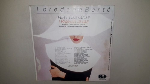 Loredana Bertè – Per I Tuoi Occhi - Foto 2 di 4