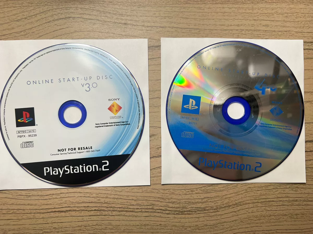 Playstation 2 PS2 Online Start Up Disc 3.0