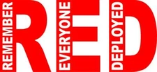 Remember Everyone Deployed Vinyl Decal awareness military sticker truck window