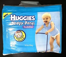 RARE Vintage 2007 Huggies Nappy Pants Boys Winnie Pooh Toddler 2T-3T - 28 CT