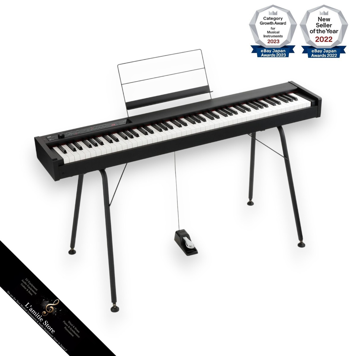 KORG D1 Digital 88鍵 ブラック Korg D1 Digital Piano - Black BONUS PAK – Kraft Music