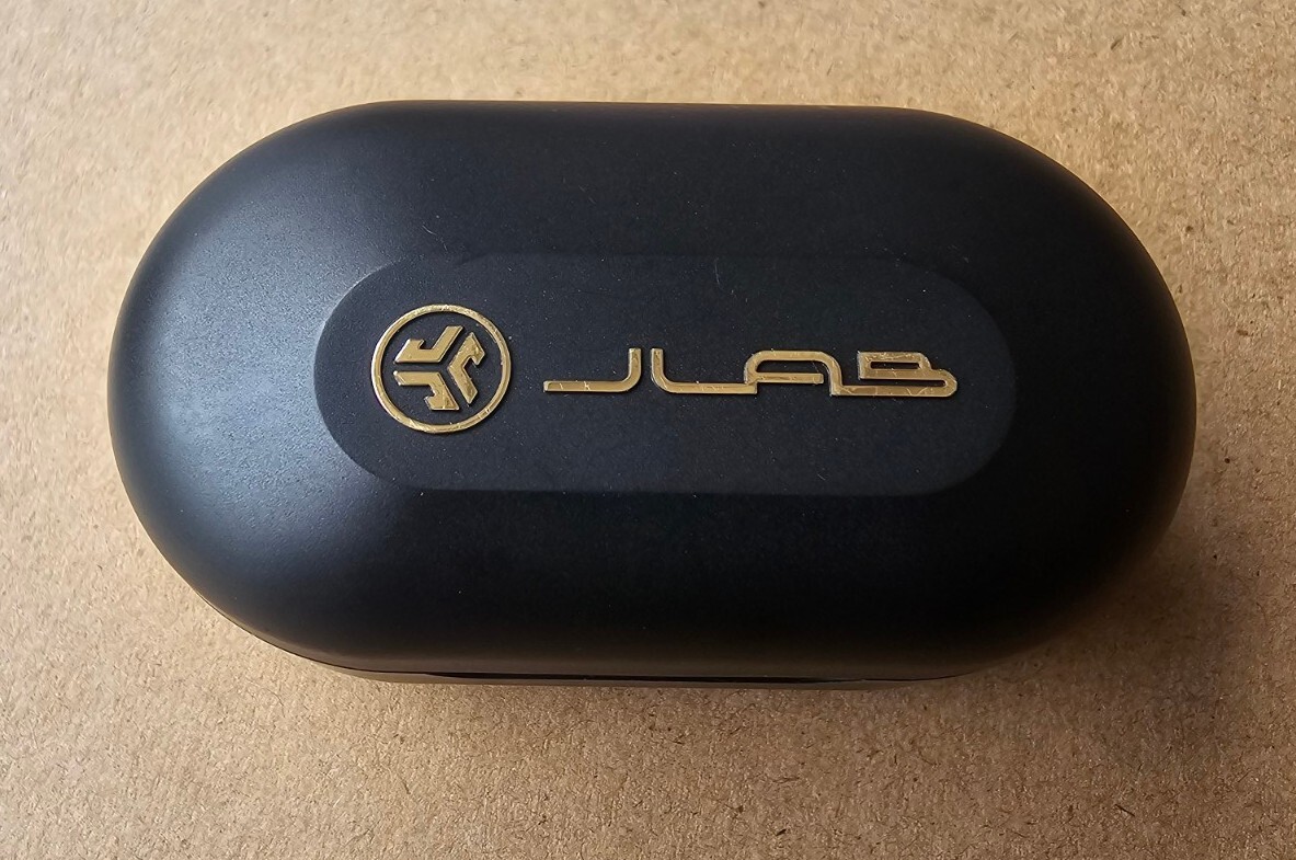 JLab JBuds Air "ICON" CHARGING CASE ONLY Black/Gold | eBay