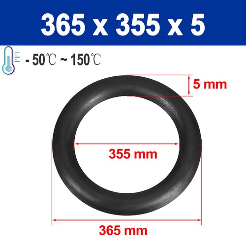 O ring O-ring interior Ø 5 - 500 mm x cord thickness 5.0 mm  sealing ring 0 ring - Picture 154 of 182