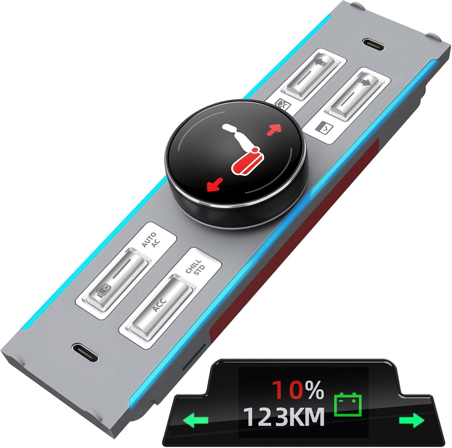 2021-2024 Tesla Model Y/3 Center Console Dock with Dual USB-C Ports-image