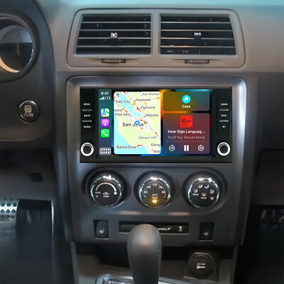 For 2008-2014 Dodge Challenger Apple Carplay Car Radio Stereo Android 13 GPS NAV
