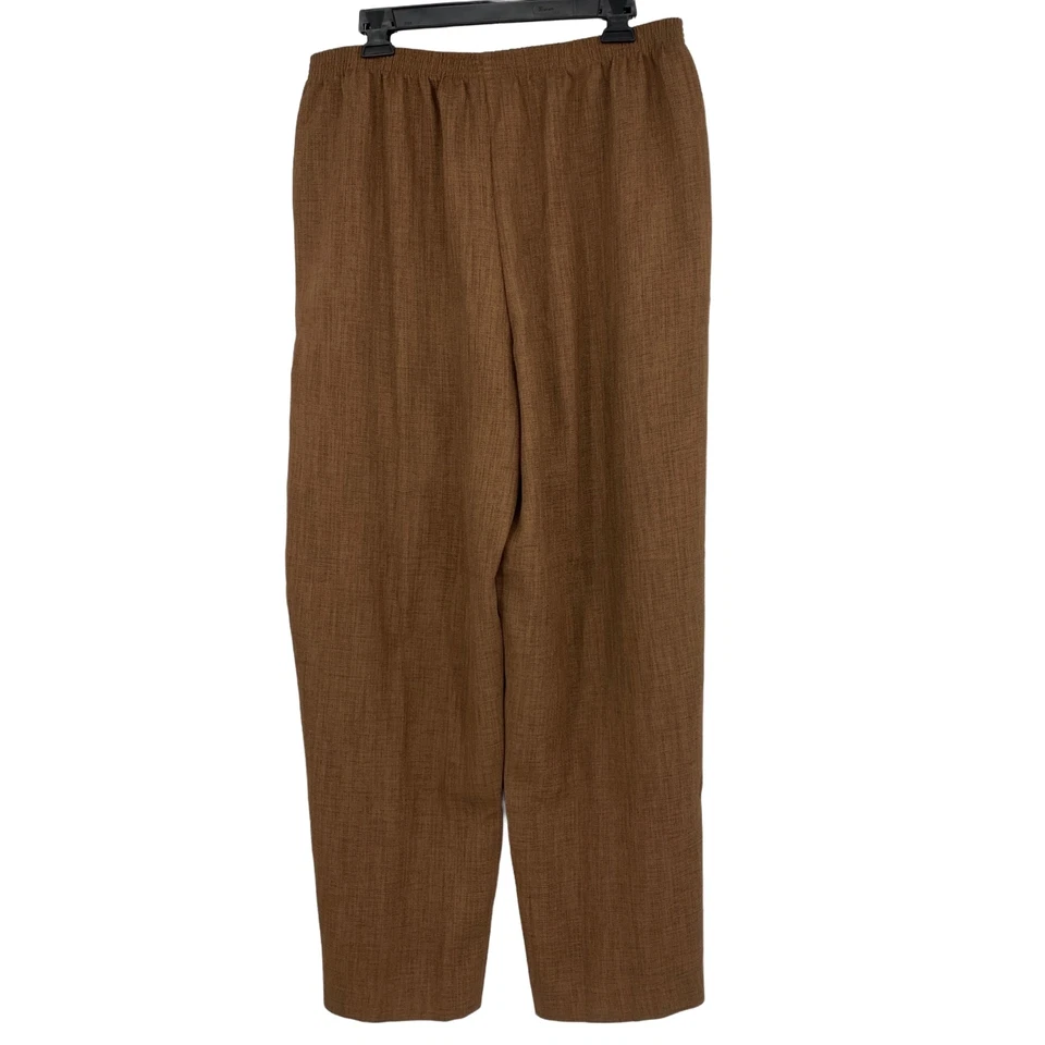 Pantalones para mujer Blair marrón carrera talla XL 1841 tweed ligero Foto 3 de 4