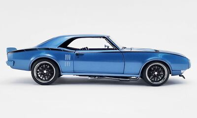 1:18 1968 Pontiac Firebird -- Blue Street Fighter -- ACME | eBay