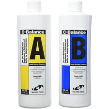 Two Little Fishies C-Balance 2x 1 Liter Two Part Balanced Calcium & Alkalinity