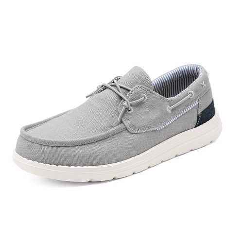 Men’s Loafers Shoes Moc toe Slip-on Canvas Lightweight Casual Boat Shoes Size US - 第 10/13 張圖片
