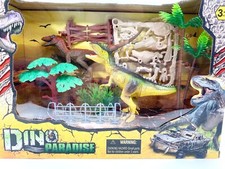 Dino Paradise Plastic Dinosaurs Figures Play Sets Toy NIB