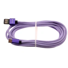 Purple 10ft USB-C Cable Extra Long Fast Charger Power Cord for Cell Phones