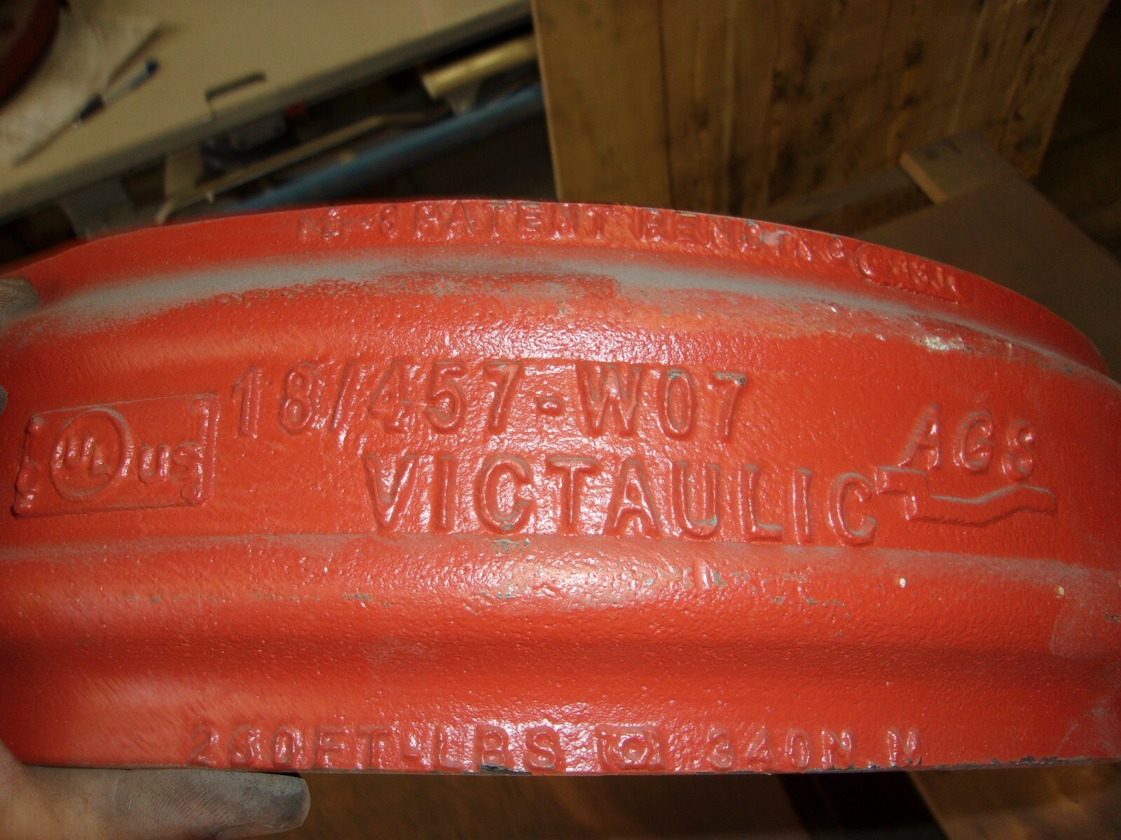 NEW SURPLUS 18" VICTAULIC AGS W07 PIPE COUPLING 18AGS 18/457W07 eBay