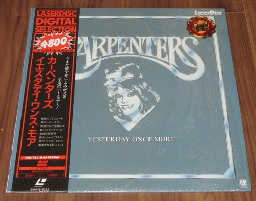 Japan music LASERDISC The CARPENTERS x 4 set! All YESTERDAY ONCE MORE inc PROMO! - Picture 7 of 12