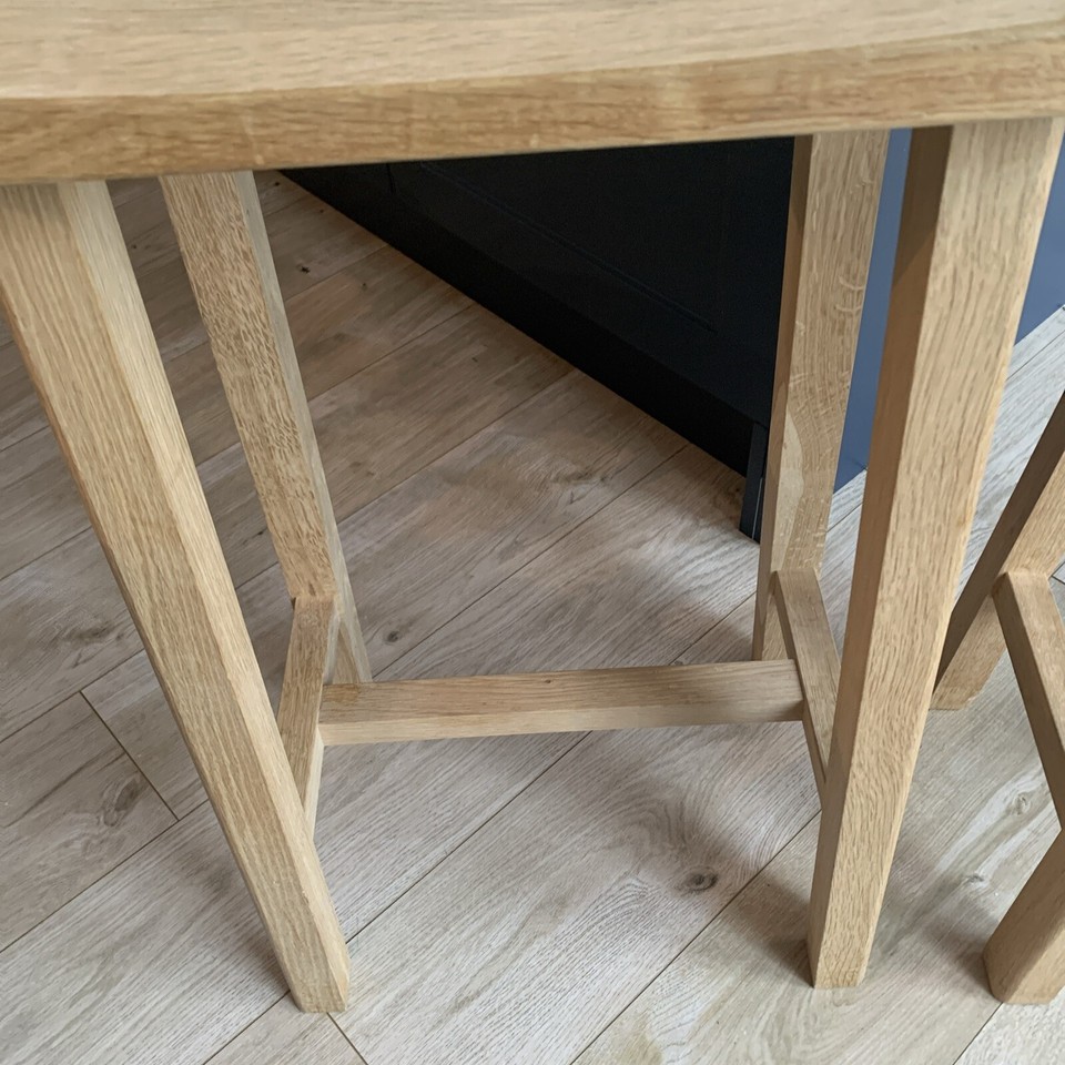 The White Company Oak Bar Stool Seat Raw Timber Kitchen Furniture