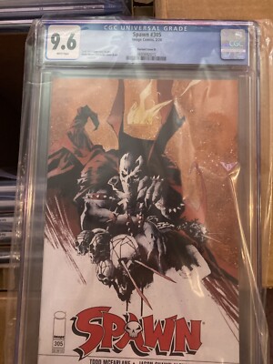 SPAWN #305 COVER D ALEXANDER TODD McFARLANE HELL HUNT low print CGC 9.6 Htf