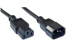 Cavo Prolunga di Alimentazione PC e UPS VDE Maschio / Femmina - 3 Metri